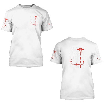 Discover nurses US American Flag Nursing Student America 3D T Shirts