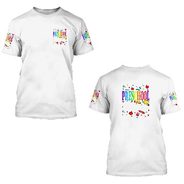 Discover Preschool Diva Back To School Teacher Student 3D T Shirts