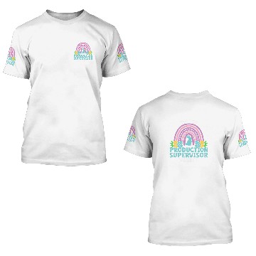 Discover Happy Easter Day Im the Production Supervisor Bunny 3D T Shirts