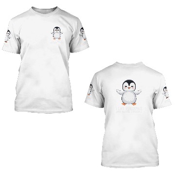 Discover I Like Penguins Maybe 3 People 3D T Shirts