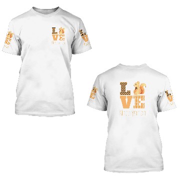 Discover Love Kindergarten Squirrel Kinder Teacher Back To School 3D T Shirts