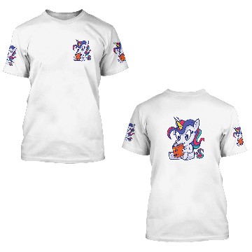 Discover Funny Reading Lover Quotes Cute Book Lover Unicorns 3D T Shirts