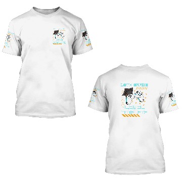 Discover Funny Gaming Level Completed 10th Grade Graduate Student 3D T Shirts