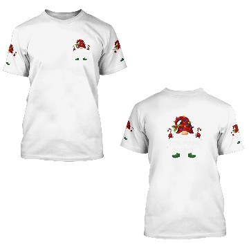 Discover social worker gnome buffalo plaids christmas tree light 3D T Shirts