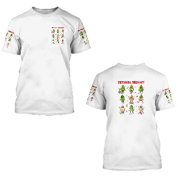 Discover Physical Therapy ChristmasPhysical Therapistxmass Tree Cake 3D T Shirts