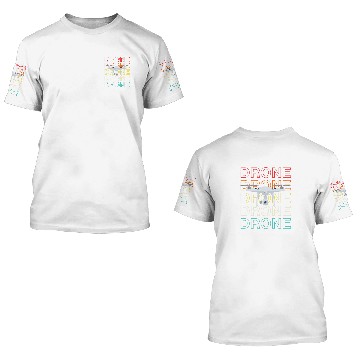 Discover vintages drone pilot Baseball Tees 3D T Shirts