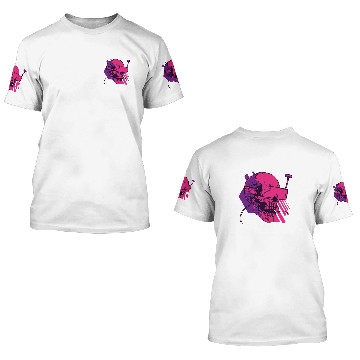 Discover Fpv Skull Drone Pilot Baseball Tees 3D T Shirts