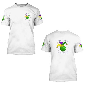 Discover Mardi Gras Pickleball Baseball Tees 3D T Shirts