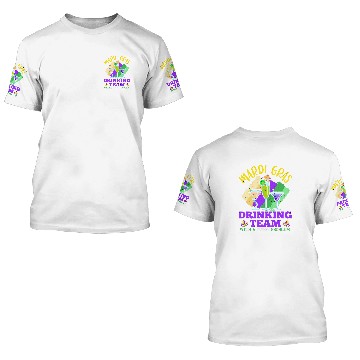 Discover Mardi Gras Drinking Team With A Rugby Problem Mardi Gras 1 3D T Shirts