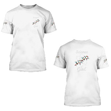 Discover Womens vintages Science Girl Apparel Teacher Student 3D T Shirts