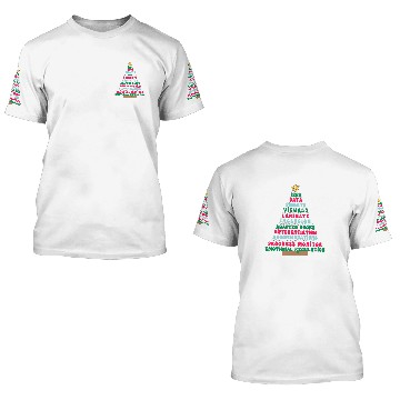 Discover Special Ed Teacher Christmas Christmas Trees Quotes Tees 3D T Shirts