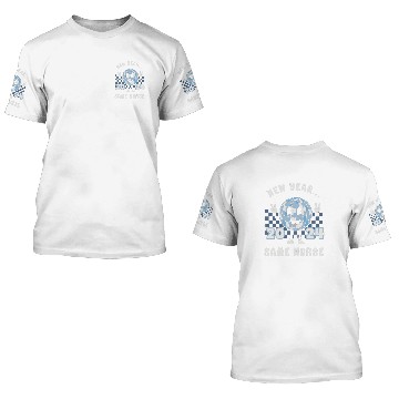 Discover Women New Year Same nurses 2024 Disco Ball Matching Group 3D T Shirts