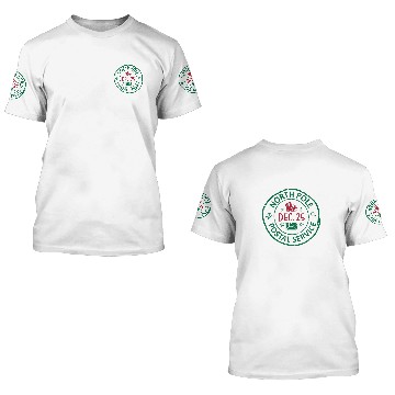 Discover Mailman Postman Postal Worker Mail Carrier Christmas 3D T Shirts