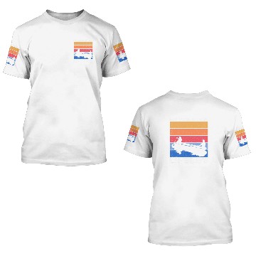 Discover Boat Waves Sun Rays Lake Days Summer 3D T Shirts Lake Baseball Tees