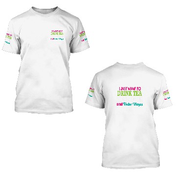 Discover Drink Tea Read A Book Baseball Tees 3D T Shirts