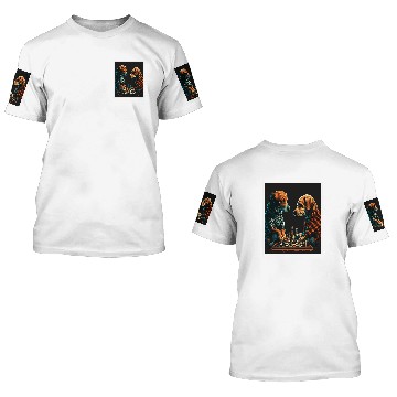 Discover Dog Labrador Chess Player Lady King 3D T Shirts