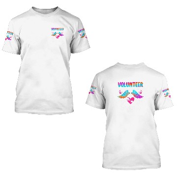 Discover Volunteer Squad Voluntary Worker Crew Volunteering Team 3D T Shirts