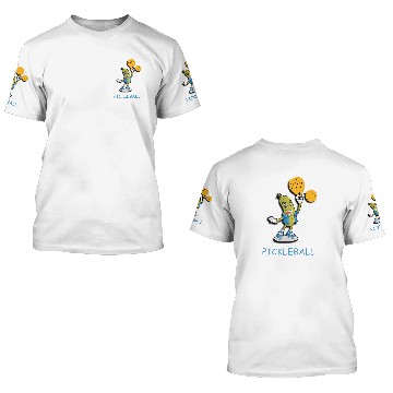Discover Funny Pickleball quote tennis cool Pickleball 3D T Shirts