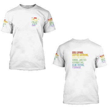 Discover Dog Loving Coffee Drinking Book Reading Social Justice Baseball Tees 3D T Shirts