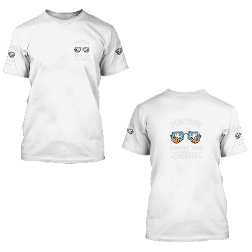 Discover Pontoon Drinking Team Captain Boat Beer Pontoon Captain 7 Baseball Tees 3D T Shirts