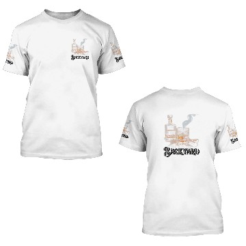 Discover Ill Be In The Backyard Funny Cigar And Bourbon Lovers Dad 1 3D T Shirts