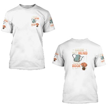 Discover Reading Book Nerd Designs for a Librarian and Book Reader 3D T Shirts