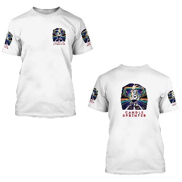 Discover CANDLE SPRINTER Running Bold 3D T Shirts