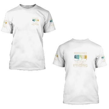 Discover Id rather be kayak fishing Zip 3D T Shirts