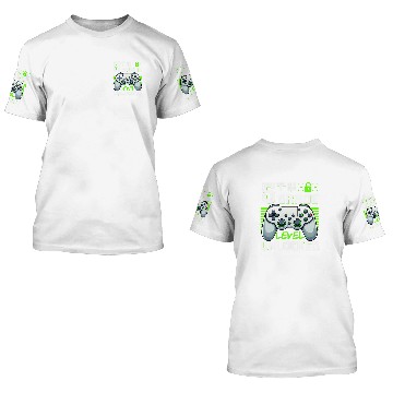 Discover 5th Grade Level Unlocked Video Game Funny Back to School Boy 3D T Shirts
