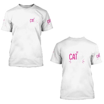 Discover Powered by Cat and Books Gift 3D T Shirts