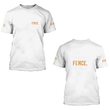Discover Eat Sleep Fence Repeat Funny Fencing Baseball Tees 3D T Shirts