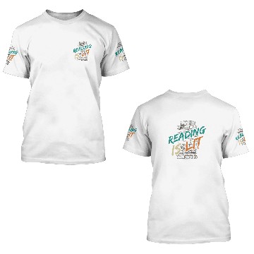 Discover Reading is Lit Book Lover Reading Teacher 3D T Shirts