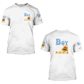 Discover Papaya Lover Just A Boy Who Really Loves Papayas Funny Baseball Tees 3D T Shirts