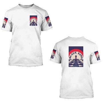Discover vintagess Retro Flat Design Black King Chess On Checkerboard 3D T Shirts