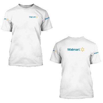 Discover Walmart Logo Printed Black Baseball Cap Adjustable 3D T Shirts