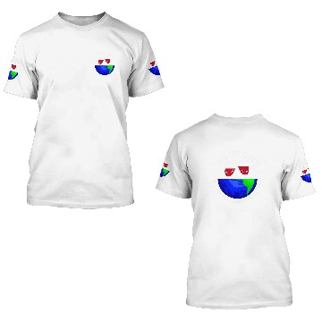 Discover Save Earth 3D T Shirts Only Wines Planet Earth Globe Baseball Tees