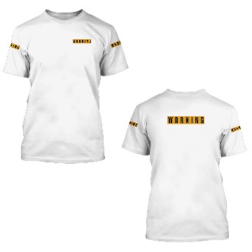 Discover Morning Breath Warning Sign 3D T Shirts