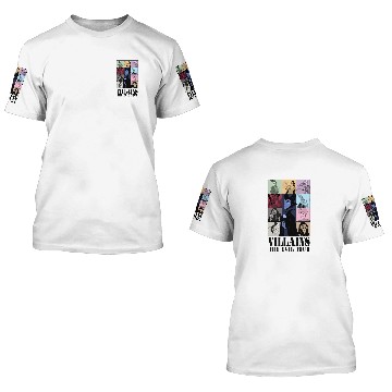 Discover Villains Eras Tour 3D T Shirts