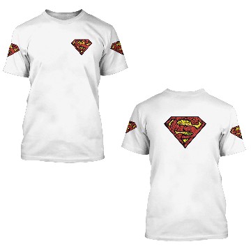Discover DC Comics Superman Comic Chest Logo Zip 3D T Shirts, Gift For Fans
