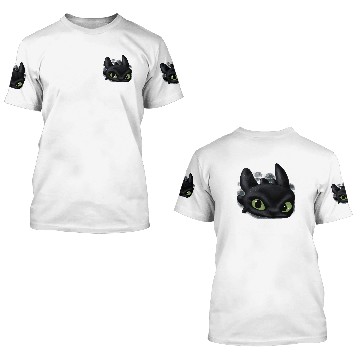 Discover Toothless - Dragon - Zip 3D T Shirts
