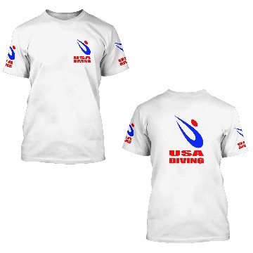 Discover USA Diving Team 3D T Shirts