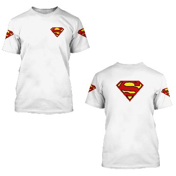 Discover Superman 3D T Shirts Unisex White 3D T Shirts 3D T Shirts