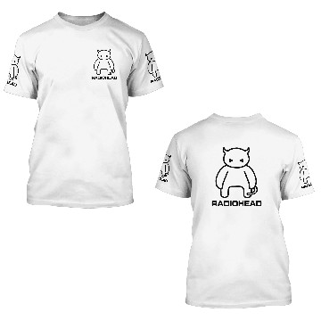 Discover Radiohead Black Fat Devil Baseball Tees 3D T Shirts