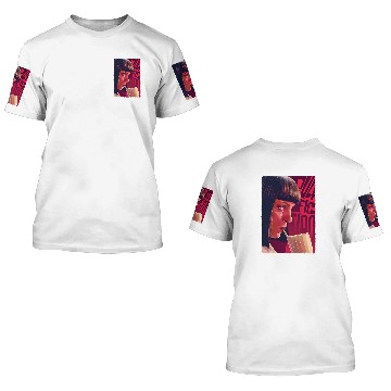 Discover 001. Pulp Fiction BK 3D T Shirts