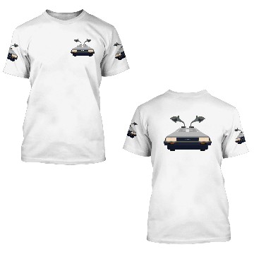Discover Delorean Time machine 3D T Shirts