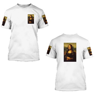 Discover Mona Lisa 3D T Shirts