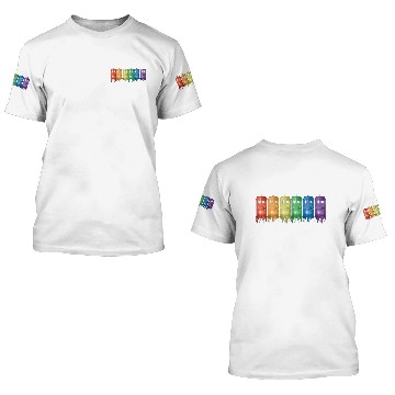 Discover Rainbow Tardis 3D T Shirts