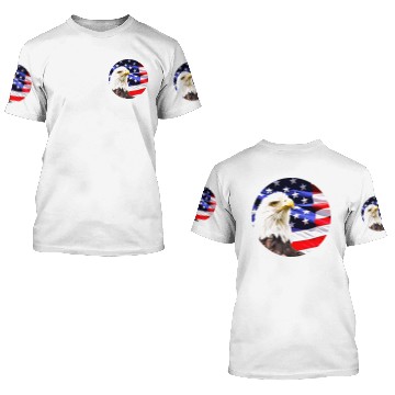 Discover Bald Eagle 3D T Shirts