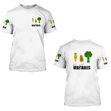 Discover Eat your vegetables! 3D T Shirts