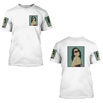 Discover Champagne-sexy-lady 3D T Shirts